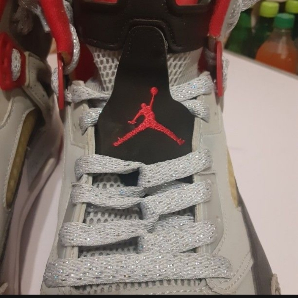 Jordan Spizike Wolf Grey sneakers, Size 10½ - Picture 4 of 9